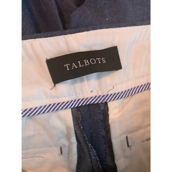 Talbots blue slim crop fit pants size 4 - Picture 3 of 10